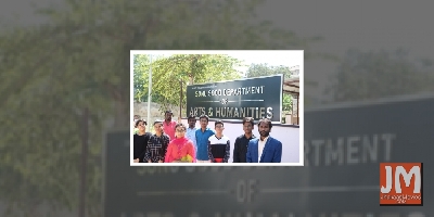 Now, Sonu Sood Department of Arts and Humanities in Andhra institute