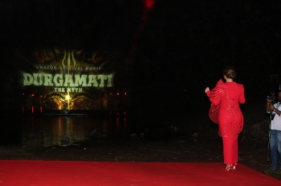 Mumbai: Actress Bhumi Pednekar during the promotions of her upcoming film "Durgavati" in Mumbai on Dec 9, 2020. (Photo: IANS)