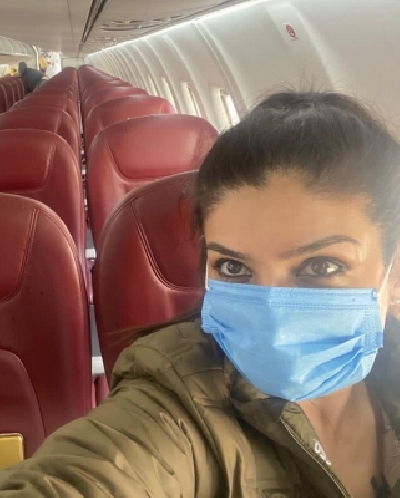 Raveena Tandon heads home after one of her longest outdoor schedules