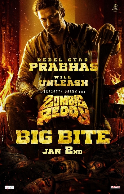Prabhas To Release Prasanth Varma's Zombie Reddy Big Bite On Jan 2nd