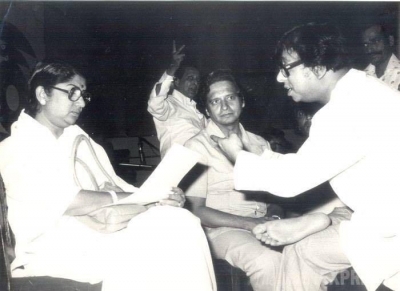 Playback icon Lata Mangeshkar remembered legendary musician Rahul Dev Burman on the occasion of his death anniversary on Monday. An emotional Mangeshkar said the late musician, fondly known as Pancham to friends and fans, respected her like his own elder sister. Playback icon Lata Mangeshkar remembered legendary musician Rahul Dev Burman on the occasion of his death anniversary on Monday. An emotional Mangeshkar said the late musician, fondly known as Pancham to friends and fans, respected her like his own elder sister.
