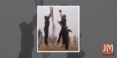 Akshay Kumar celebrates Army Day playing volleyball with jawans