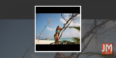 Disha Patani sizzles in a tiny aqua bikini