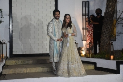 Varun Dhawan shares first image of wedding with Natasha Dalal .