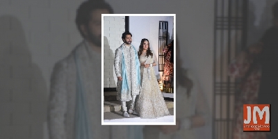 Newlyweds Varun-Natasha return to Mumbai from Alibaug