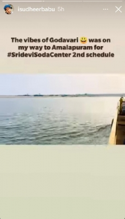 Sudheer Babu starts second schedule for Sudheer Babu starts second schedule for