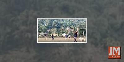 Ayushmann tests his cricketing skills during Northeast shoot