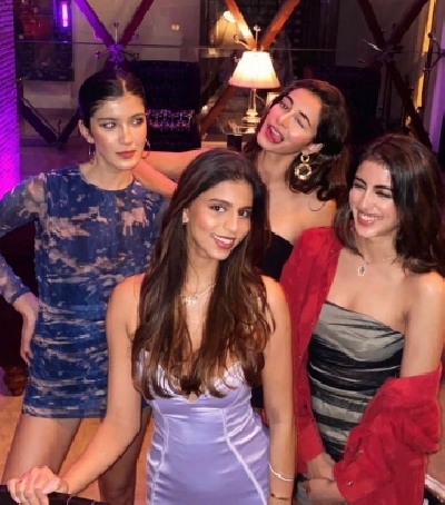 Suhana Khan parties with BFFs Ananya Panday, Shanaya Kapoor, Navya Naveli Nanda (Credit: Instagram) Suhana Khan parties with BFFs Ananya Panday, Shanaya Kapoor, Navya Naveli Nanda (Credit: Instagram)