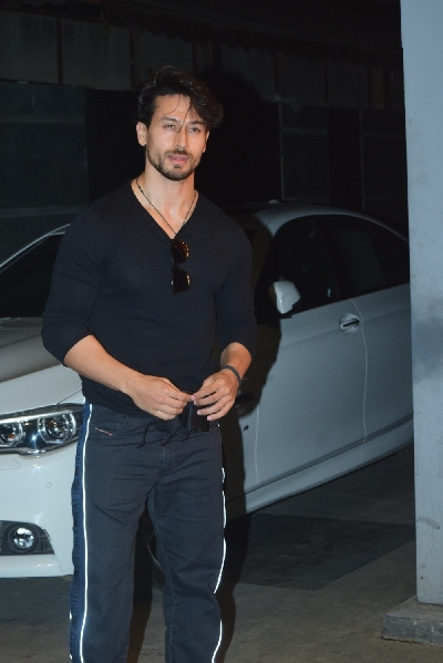 Mumbai: Tiger Shroff seen at Pooja Films on Tuesday, 2nd February 2021.(Photo: IANS/Sanjay Tiwari)
