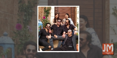 Varun Sharma had a surprise visit from Varun Dhawan on 'Cirkus' set