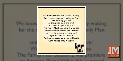 'The Family Man 2' delay confirmed by creators