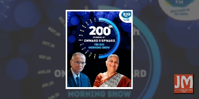 NR Narayana Murthy, Sudha Murthy guest speakers on BIG FM 'Onward & Upward - The BIG Morning Show' 200th episode