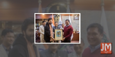 Varun Dhawan, Kriti Sanon meet Arunachal CM