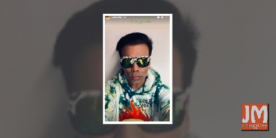 Karan Johar flaunts his 'early morning spike eyes'