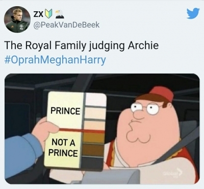 Twitter flooded with jokes, memes post Harry-Meghan Interview