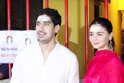 Alia visits Shiv temple, asks for 'something special'.