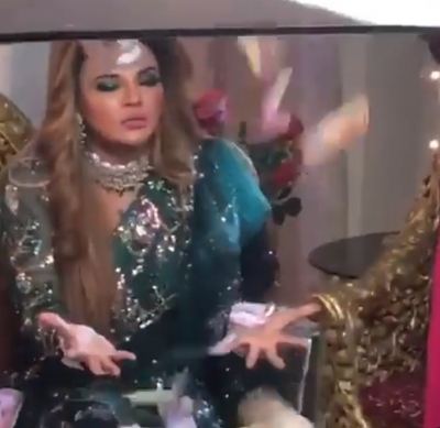 Rakhi Sawant shoots for series Rakhi Sawant shoots for series