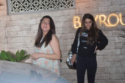 Mumbai: Aparshakti Khurana & Shashank Khaitan Spotted at Bayroute Juhu on Monday 15th March, 2021. (Photo: IANS)