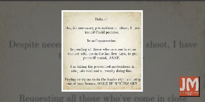 Vikrant Massey tests positive for Covid-19