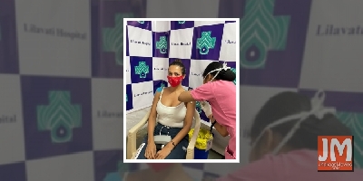 Malaika Arora takes first dose of Covid-19 vaccine