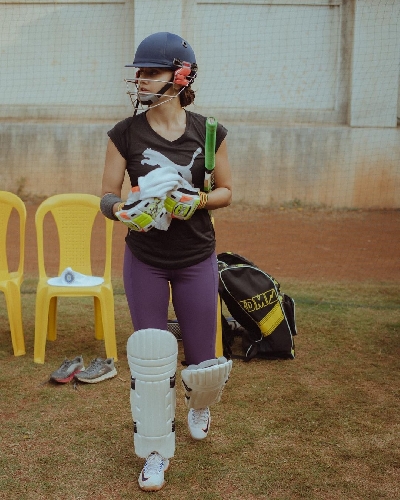 Taapsee Pannu starts 'Shabaash Mithu' shoot.(photo:Instagram)