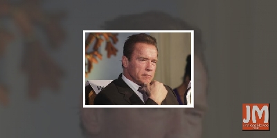 Arnold Schwarzenegger uses his hit movie catchphrases in real life