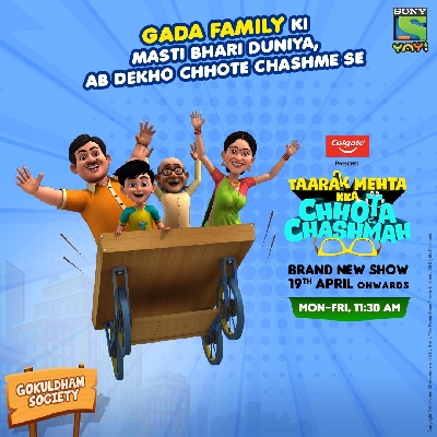 'Taarak Mehta Kka Chhota Chashmah' title track narrates antics of characters.