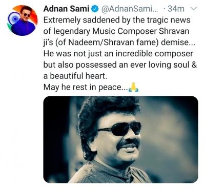 Bollywood mourns demise of composer Shravan Rathod