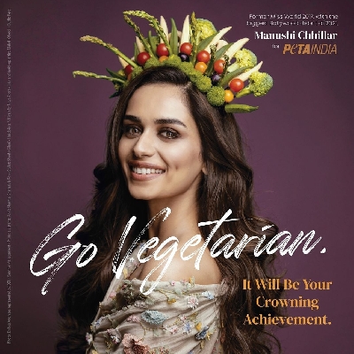 Manushi Chhillar: 'Give being vegetarian a try for Earth Day'.(photo:instagram)