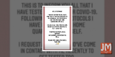 Pooja Hegde tests Covid-19 positive