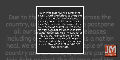 Euphoria postpone all scheduled music releases 'till we as a nation heal'