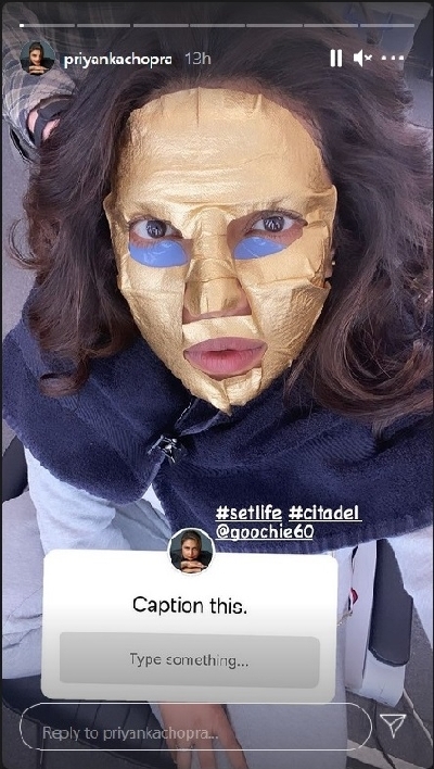 Priyanka Chopra shares first image from 'Citadel' set.