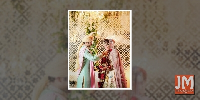 Sugandha Mishra and Sanket Bhosale share wedding picture