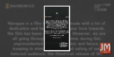 Venkatesh-starrer 'Narappa' release postponed