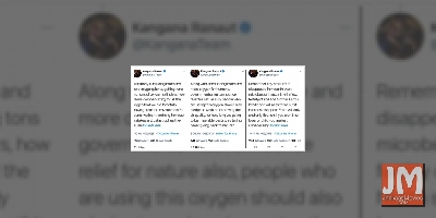 Kangana: People using oxygen should pledge to work on improving air quality