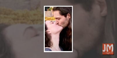 Kat Dennings, Andrew WK share a passionate kiss in new pic