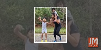 Sameera Reddy posts fitness video for fans