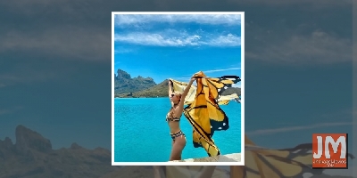 Paris Hilton is a 'butterfly babe' in latest post