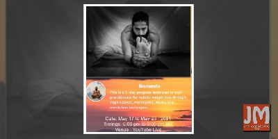 Grand Master Akshar launches free online weight loss camp