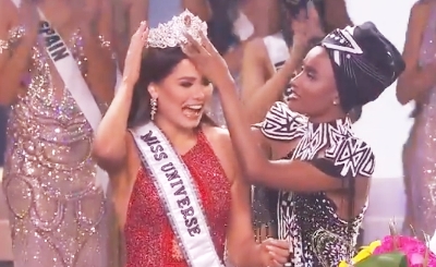 Mexico's Andrea Meza crowned Miss Universe, India's Adline Castelino 3rd runner up.(photo: Miss Universe@MissUniverse)