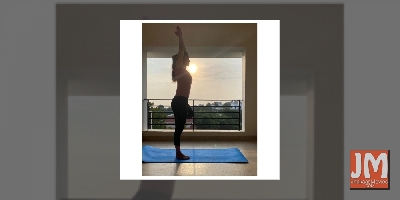 Keerthy Suresh roots for yoga therapy to keep tension away