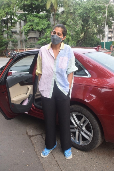 Mumbai: Kubra Sait Spotted at Juhu On Monday, 31 May, 2021.(Photo: Sanjay Tiwari)