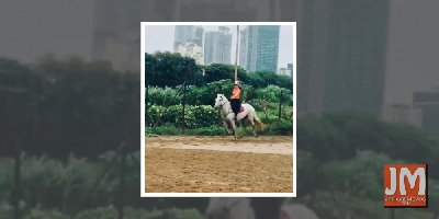 Kangana Ranaut went horseback riding on Sunday morning