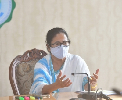 Kolkata: West Bengal Chief Minister Mamata Banerjee at a press conference at Nabanna Howrah in Kolkata on Monday 14 June 2021. (Photo: Kuntal Chakrabarty/ IANS) Kolkata: West Bengal Chief Minister Mamata Banerjee at a press conference at Nabanna Howrah in Kolkata on Monday 14 June 2021. (Photo: Kuntal Chakrabarty/ IANS)
