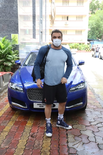 Sohail Khan Spotted At Bandra on 19 june,2021.(Photo: Sanjay Tiwari/IANS)