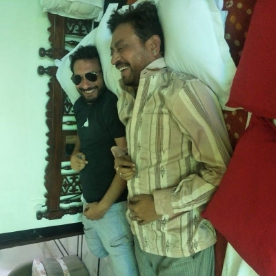 Babil to dad Irrfan: Working so hard man, wish you were here to witness.(photo:instagram) Babil to dad Irrfan: Working so hard man, wish you were here to witness.(photo:instagram)