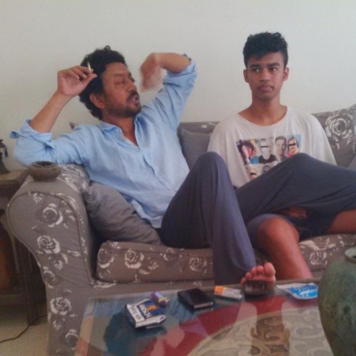 Babil to dad Irrfan: Working so hard man, wish you were here to witness.(photo:instagram)