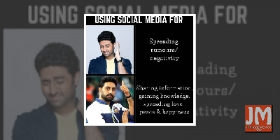 Abhishek Bachchan reminds netizens about their responsibility on Social Media Day