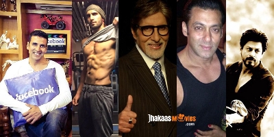 Ranking the Top 15 Bollywood Actors on Facebook