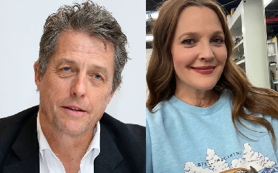 Hugh Grant, Drew Barrymore on their surprise kiss years ago.(photo:instagram)
